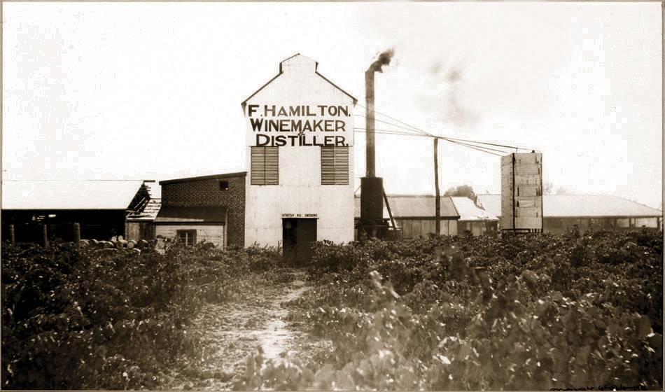 Old WInery Front in Frank Hamiltons time